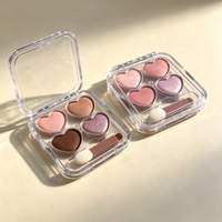 Palette de fards à paupières personnalisée LSFAIRY ES175, 4 couleurs violettes