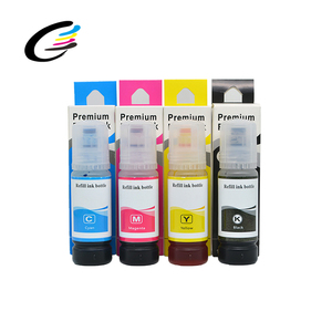 Recarga a base de agua de gran calidad, <span class=keywords><strong>tinta</strong></span> de tinte 544 para <span class=keywords><strong>impresora</strong></span> <span class=keywords><strong>Epson</strong></span> L1110 L3110 L3150 ET2700 - Product Image 1
