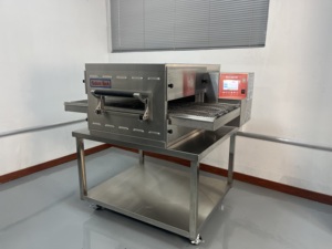 Four <span class=keywords><strong>à</strong></span> <span class=keywords><strong>pizza</strong></span> électrique <span class=keywords><strong>à</strong></span> double température 10,2 kW 300 ℃   Comptoir de grande capacité, économie d'énergie, entretien facile, CE - Product Image 1