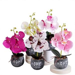 CASAMAX WL CZ-7055 Décoration d'intérieur Composition florale artificielle d'orchidées Présentoir Fête des Mères Écologique Premium Portable Élégant - Product Image 1