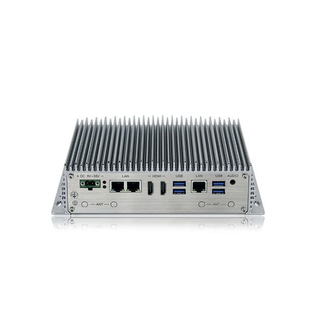 Shenzhen Factory 12th Gen Fanless Mini I3 I5 I7 Embedded Box PC With 4 LAN Ports Industrial Control Computer