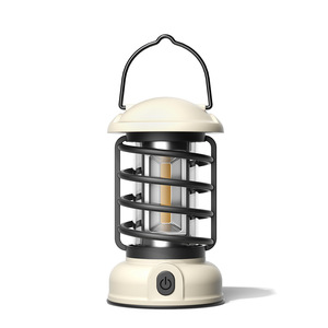 Camping <b>Lantern</b> Rechargeable Warm White Light Cob Led Outdoor Portable Hanging Lamp For Tent Use - Product Image 5