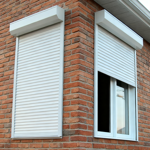 ستائر ألومنيوم دوارة آلية للعزل الحراري والأمان للنوافذ - Product Image 1