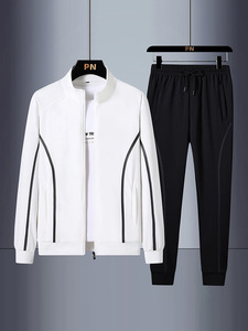 Wholesale High Quality <strong>Custom</strong> 100% Polyester Jogging Sweat Tracksuit Plus Size Quick Dry Sportswear 2 Piece Set Casual <strong>Suits</strong> - Product Image 2