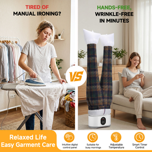 Séchoir à linge <span class=keywords><strong>automatique</strong></span> 3-en-1 portable, machine à repasser les vêtements, anti-plis, pour la maison, l'appartement <span class=keywords><strong>et</strong></span> les voyages - Product Image 4