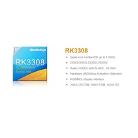 Vente en gros ZJI Rockchip SOC RK3308 RK3308B RK3308G Microcontrôleurs et processeurs FPGA
