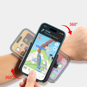 360 ° polsino sportivo girevole porta telefono universale Smartphone bracciale per correre trekking in bicicletta a piedi accesso Mobile - Product Image 3