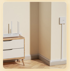 Gouttière pour câbles en <span class=keywords><strong>PVC</strong></span> - Matériau neuf, blanc pur, ignifuge, carrée, 20-100 mm pour installation <span class=keywords><strong>de</strong></span> câblage apparent - Product Image 4