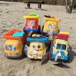 Unisex Children's Plastic Beach Toy Set with <b>Hourglass</b> & Beach Car-0-24 Months Mesh Bag Packaging - Product Image 3