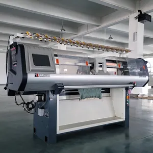 The factory sells high speed automatic second hand straight double computer stoll used flat knitting machines