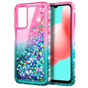 Funda trasera translúcida a prueba de golpes para <span class=keywords><strong>Samsung</strong></span> <span class=keywords><strong>Galaxy</strong></span> A23, funda de TPU con purpurina líquida de arena movediza, 4G/<span class=keywords><strong>5G</strong></span> - Product Image 1