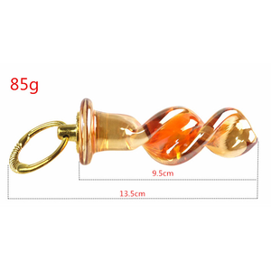 Tapón Anal de Vidrio, Dilatador Anal con Cuello Largo y Vibrador de Próstata, Varita de Placer, Dildo, Juguete Sexual para Hombres y <span class=keywords><strong>Mujeres</strong></span> - Product Image 2