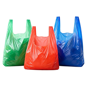 Bolsa de Plástico HDPE Desechable de Grado Alimenticio en Rollo, Tipo Camiseta, con Puntos de Rotura, para Supermercados y Tiendas Minoristas - Product Image 6