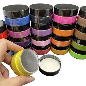 Wbg 24 Màu Sắc Vải Lụa Màn Hình Mực In Dính <span class=keywords><strong>Stencil</strong></span> Sơn Phấn Dán Sơn Bộ - Product Image 2