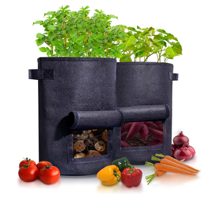 Sacchi per Coltivazione da 15, 50 e 100 Galloni - Contenitori in Plastica Resistente per Orto Rialzato, Design Moderno per Uso Domestico Interno ed Esterno - Product Image 5