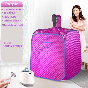 ساونا كهربائية صغيرة متنقلة 3.0L W مع كابينة التخلص من السموم والرطب مع مدفأة حمام سباحة أكريليك بشكل رئيسي - Product Image 3