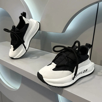 Baskets de créateur de luxe OEM pour hommes, décontractées, respirantes, à plateforme, à semelle épaisse, rehaussantes, tendance, style skate