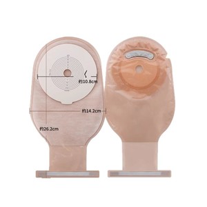 Bolsa de Ostomía Hiroto Yasushi de Una Pieza, Color Piel 482, Desechable, Portátil, para Uso Hospitalario, Dispositivo Médico de Plástico - Product Image 2