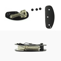 Organisateur de clés multifonctionnel de poche, gadget cadeau, porte-clés, cadeaux d'affaires, logo personnalisé, organisateur de clés en alliage d'aluminium