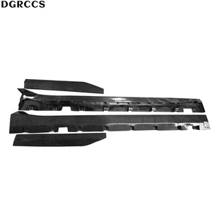 สเกิร์ตข้างคาร์บอนไฟเบอร์แท้สำหรับรถ GT500 รุ่นดับเบิ้ลดอร์คูเป้ พร้อมสเกิร์ตข้างและปีกข้าง - Product Image 2