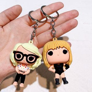 Bán buôn phim hoạt hình ca sĩ phim hoạt hình Taylor vai trò 3D PVC móc khóa Tuổi Teen Quà Tặng Ba lô búp bê Keychain với bao bì carton tinh tế - Product Image 4