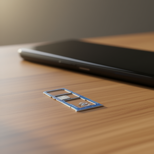 Tiroir SIM pour téléphone portable Xiaomi Redmi 12C bleu - Product Image 3