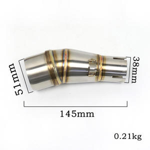 Запчасти для выхлопной системы мотоцикла, оптовая продажа, Z250, промежуточный Соединительный переходник для Kawasaki Z250 Ninja 250 300 - Product Image 6