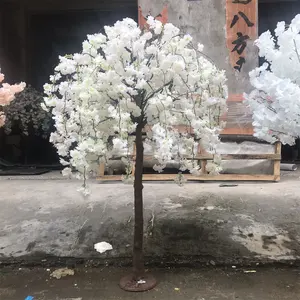 결혼식 중심 장식 중국 업자 인공 실크 섬유 유리 벚꽃 나무