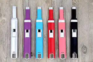 Briquet à impulsions électrique portable avec logo personnalisé USB-C rechargeable Bougie sans flamme plasma à arc mince matériau métallique coupe-vent