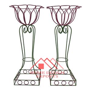 Maceta de urnas para decoraciones de centros de mesa de piso de boda 2023 último diseño maceta de urnas macetas de jardín maceta superventas - Product Image 5