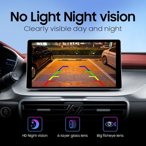 Hongrui thông minh AHD 1080p vàng ba cắt xe hỗ trợ đảo chiều Fisheye ống kính góc rộng với tầm nhìn ban đêm cho xe ô tô - Product Image 5