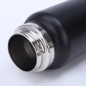 Bouteilles d'eau isothermes en acier inoxydable de 12-25 oz avec poignée et couvercle, paille intégrée, sans BPA, double paroi, pour le sport, le camping et la randonnée - Product Image 5