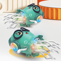 2025 tendance électrique marche méduse jouet calmar jouet avec musique détection automatique ramper magique danse poulpe pour les enfants