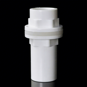 Raccord de tuyau droit en <span class=keywords><strong>PVC</strong></span> pour aquarium, connecteur fileté mâle et femelle allongé pour système d'entrée/sortie et de trop-plein - Product Image 2