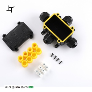 Cuộc sống lâu dài <span class=keywords><strong>IP68</strong></span> không thấm nước Hộp nối cáp không thấm nước kết nối hộp bao vây vườn ánh sáng máy ảnh an toàn hệ thống dây điện giải pháp - Product Image 2