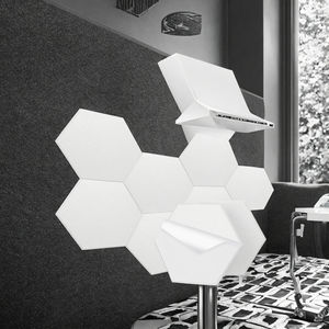 Modern 3D Hexagonal Design Eco-Friendly Polyester Fiber Sound-Absorbing Panel 90% Noise Reduction for Studio Graphic Design - Product Image 3