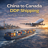 Expédition maritime LCL+Express de Chine vers le Canada avec livraison DDP à domicile et assistance clientèle 24h/24 et 7j/7