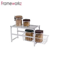 Organisateur de tiroirs de cuisine à 2 niveaux