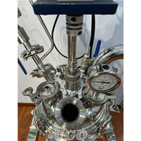 Cuve de réaction compacte en acier inoxydable 316L à chauffage enveloppé et agitateur, pour laboratoire chimique et pilote, directement de l'usine