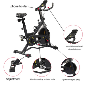 Maketec Jtb500e 2024 Vélo de spinning en gros de haute qualité durable à utiliser à l'intérieur Vélo de spinning à faible bruit Équipement de gym pour <span class=keywords><strong>la</strong></span> maison - Product Image 1