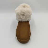 Chaussures d'hiver pour femmes, bottes personnalisées OEM et ODM, semelle plateforme en fausse fourrure, antidérapantes, chaudes et thermiques