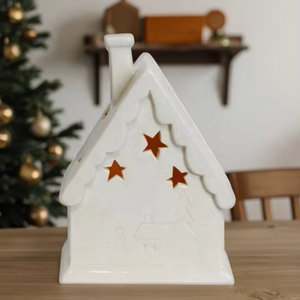 New Arrival Ceramic <strong>Christmas</strong> <strong>House</strong> With Led Lighted Ceramic <strong>Christmas</strong> <strong>Village</strong> <strong>Houses</strong> Elegance to <strong>Christmas</strong> Decor - Product Image 1