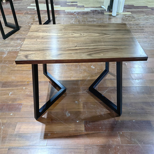 Mesa de Comedor de Madera Sólida para Hotel, Restaurante y Sala de Estar, Moderna, Personalizable, Venta al Por Mayor - Product Image 4