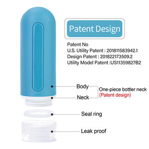 Envases de Viaje de Silicona de 89 ml, Libres de BPA, a <span class=keywords><strong>Prueba</strong></span> de Fugas, para Artículos de Aseo - Product Image 2