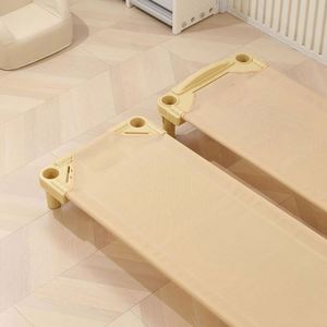 <b>Plastic</b> Kids' Daybed <b>Mesh</b> Cot Modern Design Comfortable Breathable Foldable Stackable Bed for Toddlers Preschool Outdoor Park - Product Image 2