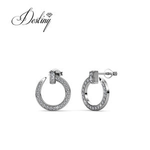 Orecchino ciclone dasini impreziosito da cristalli Swarovski fantasiosi <span class=keywords><strong>orecchini</strong></span> 925 in argento Sterling per la <span class=keywords><strong>festa</strong></span> <span class=keywords><strong>della</strong></span> <span class=keywords><strong>mamma</strong></span> - Product Image 1