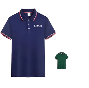 Chemises polo décontractées pour hommes, nouvelle collection, design tendance, logo personnalisé, couleur unie, respirantes, pour hommes - Product Image 1