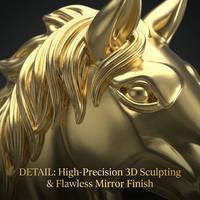 Tapón de fragancia de aleación de zinc Heraldic Stallion, base acolchada con diseño de diamante, fundición por cera perdida, logotipo personalizado, botellas de vino a prueba de derrames y fugas, OEM