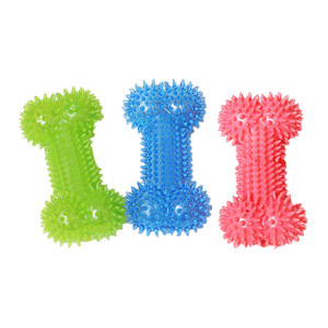 Jouets de nettoyage dentaire pour chiens en TPR, jouets à mâcher interactifs pour chiots, jouets à mâcher pour la dentition, os pour chiens, jouets pour chiens - Product Image 1