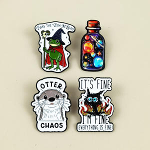 Broche <span class=keywords><strong>de</strong></span> Rana <span class=keywords><strong>Bruja</strong></span> Divertido y Adorable, Insignia Creativa <span class=keywords><strong>de</strong></span> Animal <span class=keywords><strong>de</strong></span> Dibujos Animados Europeo y Americano, Accesorio <span class=keywords><strong>de</strong></span> Mochila <span class=keywords><strong>de</strong></span> Aleación con Esmalte Goteado - Product Image 1